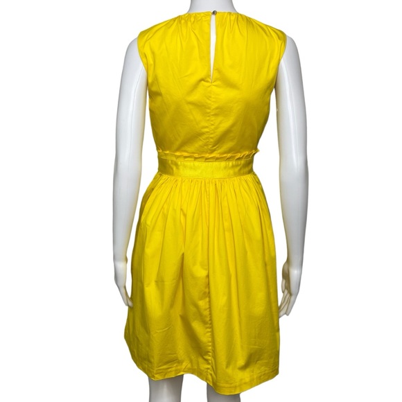 Ted Baker Yellow Alyy Waist Tie Dress 0 *read - Picture 8 of 13